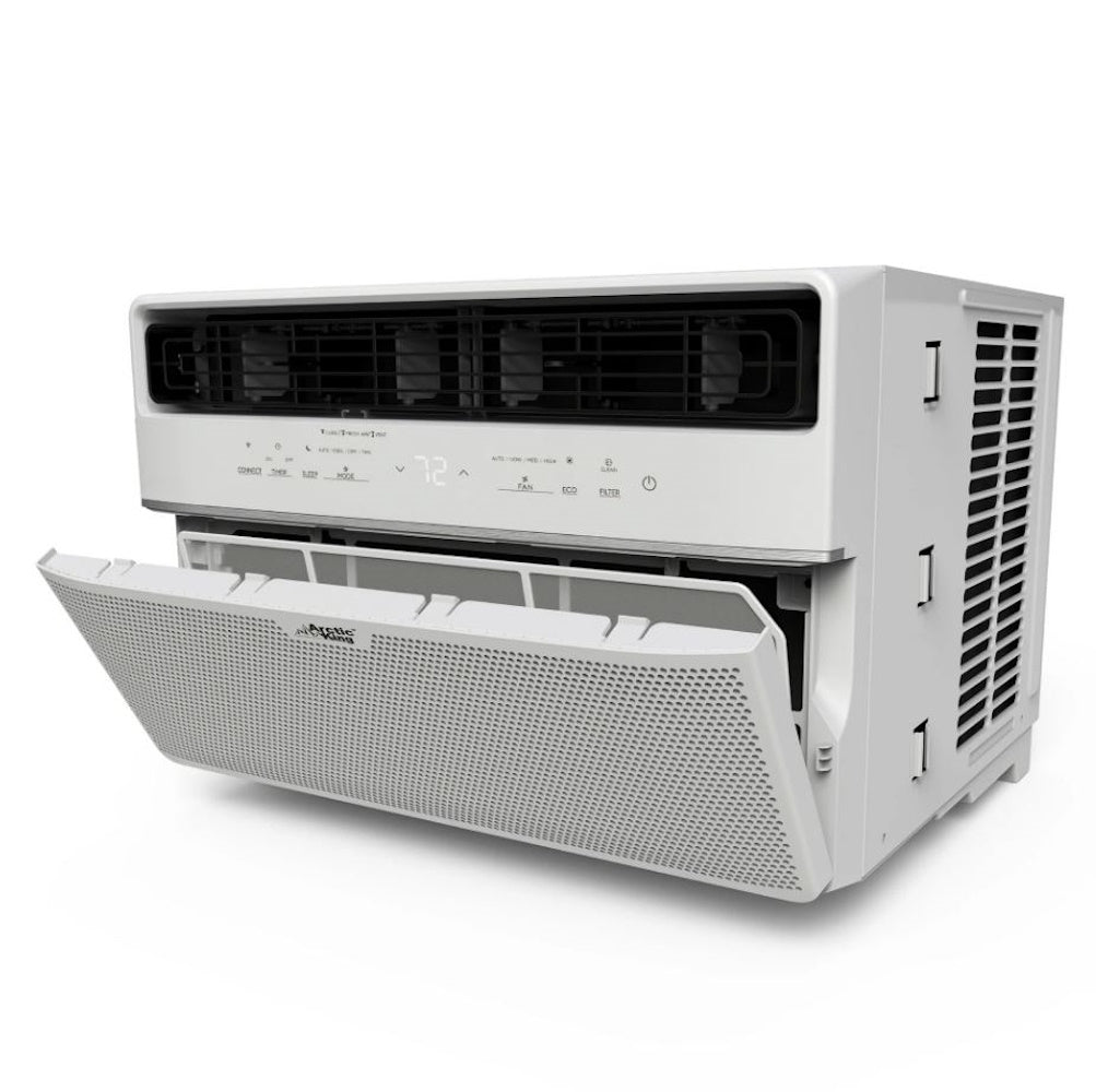 Arctic King 10,000 BTU Smart Window Air Conditioner, Cools Rooms up to 450 Sq. Ft., White RMWK10WR