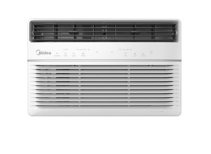 Midea 8,000 BTU DOE SmartCool Window Air Conditioner, for spaces up to 350 sq. ft., 3-in-1 technology: combines air conditioning, dehumidification - MAW08S1YWT
