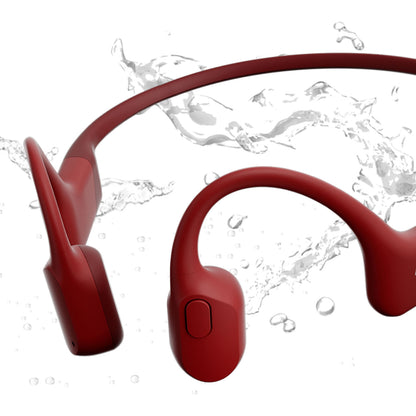 Shokz OpenRun Bone Conduction Open-Ear Endurance Headphones Red S803-ST-RD-US