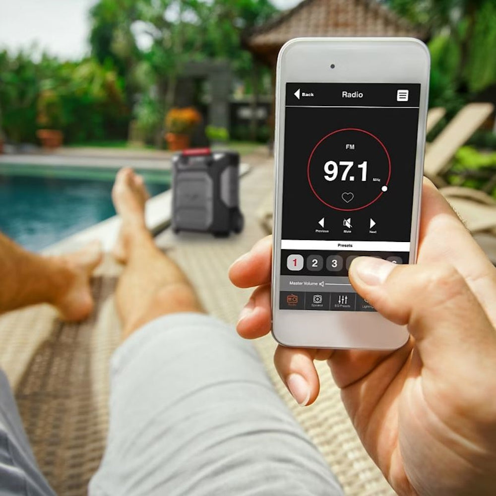 Monster Rockin' Roller 300 Indoor/Outdoor Portable Bluetooth Speaker MNRR300