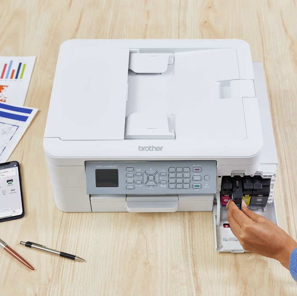 Brother MFCJ4345DWXL INKvestment Tank All-in-One Color Inkjet Printer