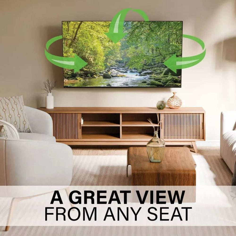 Sanus Decora Full-Motion TV Mount for 42"-90" TVs Up to 120 lbs. DLF225-B1 Black