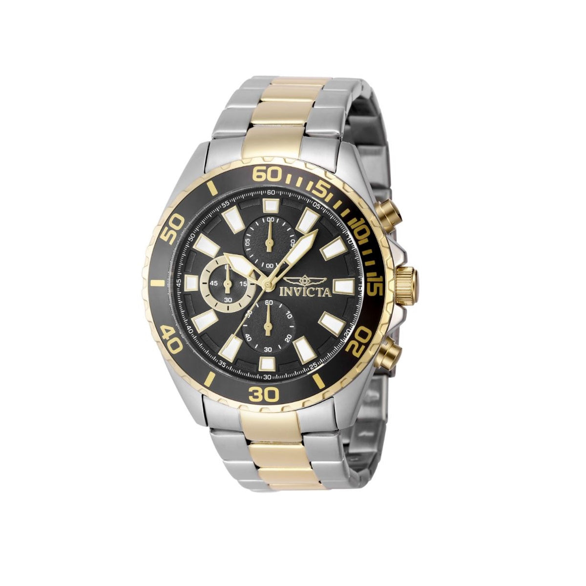 Invicta Pro Diver Men's Watch - 46mm, Gold, Steel 49117 – Hyper