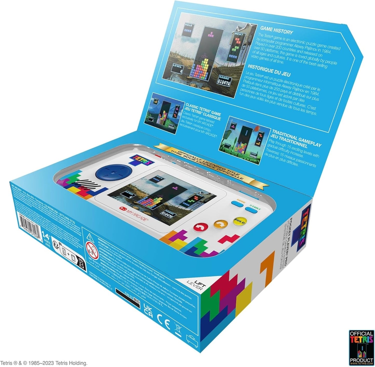My Arcade Tetris Pocket Player Pro - Portable Gaming System DGUNL-7028