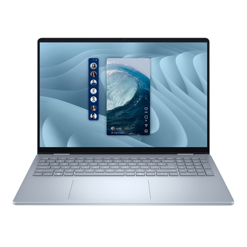 Dell Plus 16" 2K 2-in-1 Touchscreen Laptop Intel Core Ultra 7 256V 16GB 1TB Blue, 1x Thunderbolt 4, Wi-Fi 7, Bluetooth 5.4