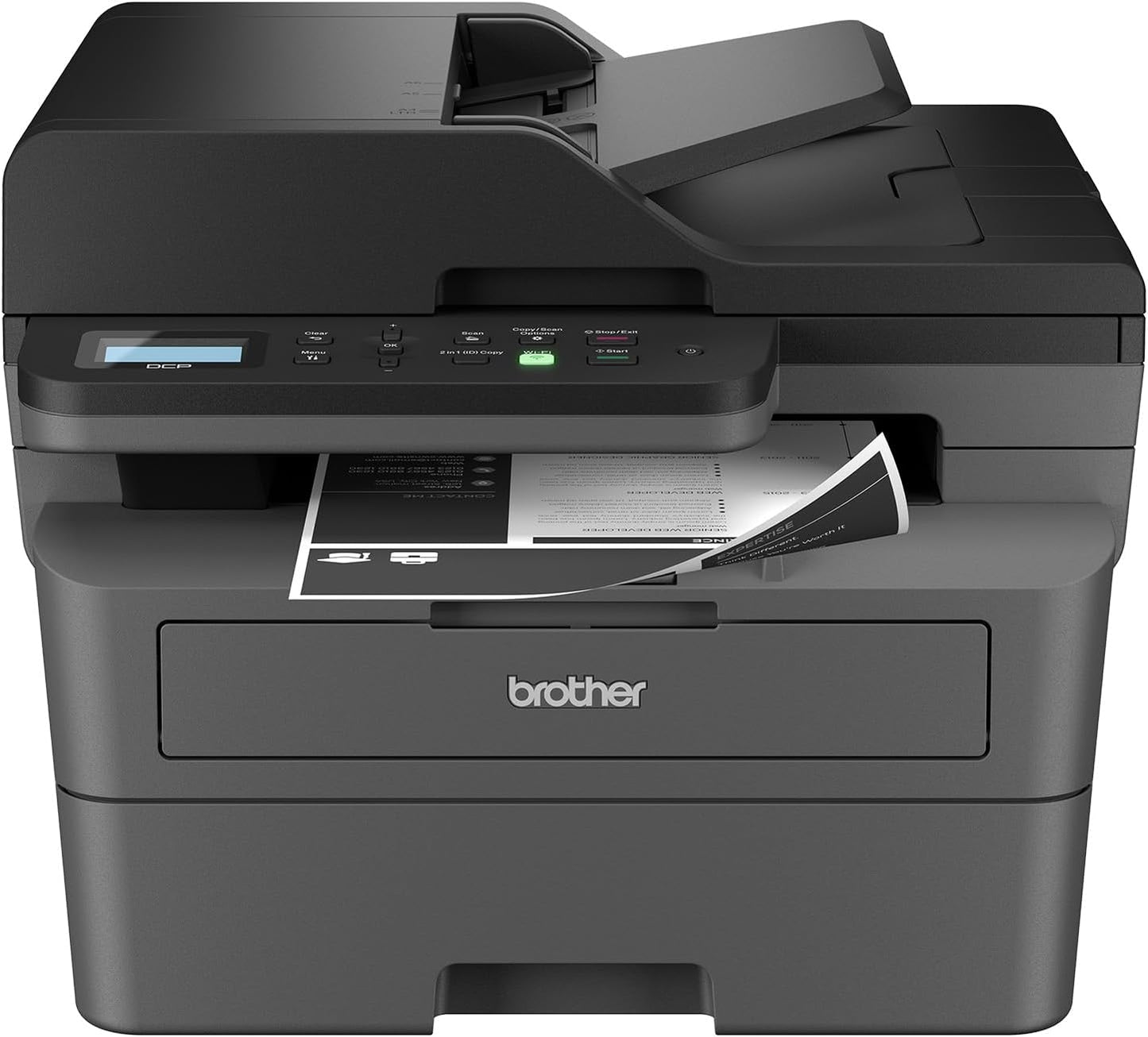 Brother DCP-L2647DW Wireless Compact Monochrome Multi-Function Laser Printer
