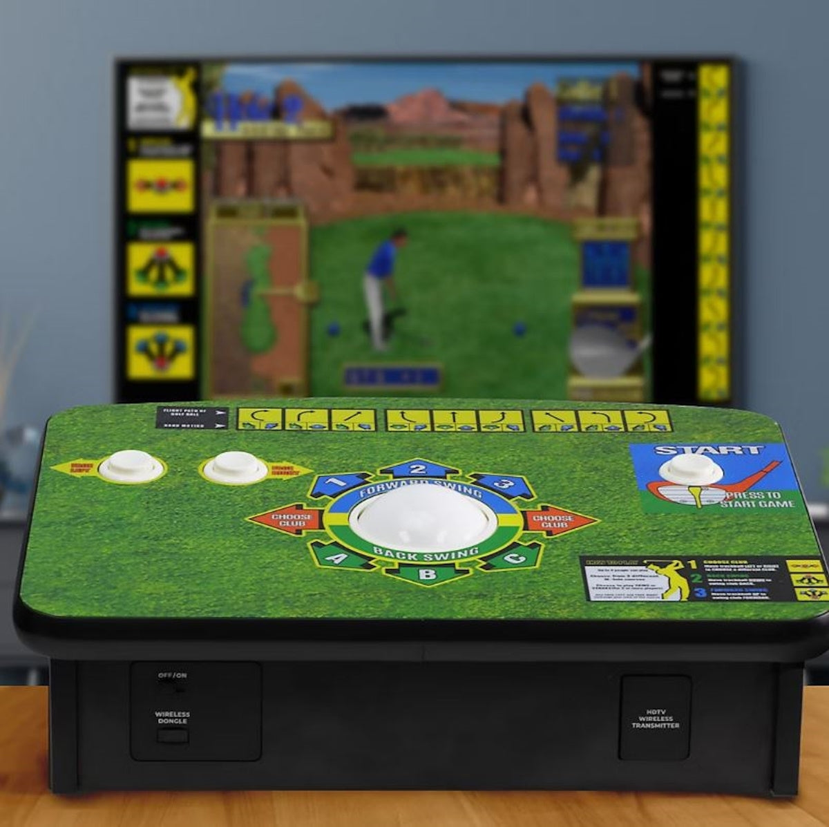 Golden Tee Golf Simulator Plug & Play Wireless Arcade Game System