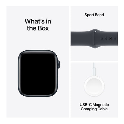 Apple Watch SE 2nd Gen GPS 44mm Aluminum Case Midnight Sport Band M/L MXEK3LL/A