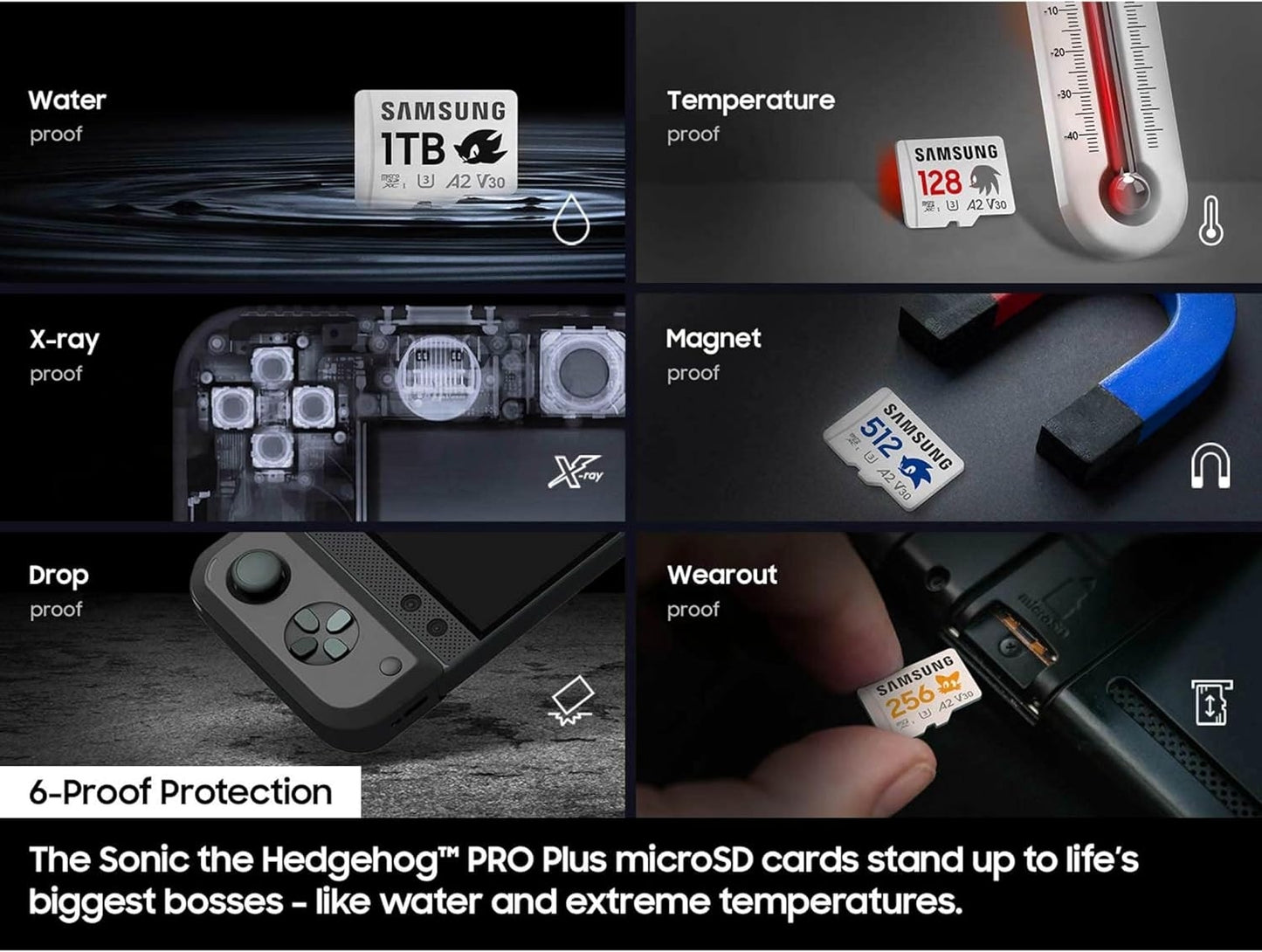 Samsung PRO Plus Sonic The Hedgehog + Adapter 256GB microSDXC MB-MD256SA/LC1