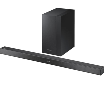 Samsung - 2.1-Channel Soundbar System with Wireless Subwoofer - Black HW-K450/ZA