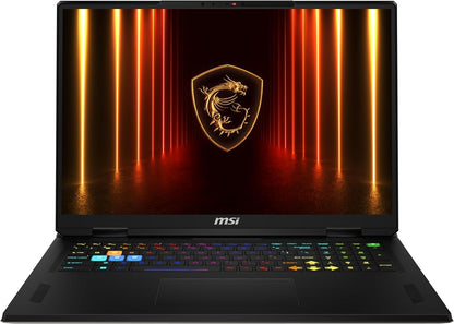 MSI Vector A18 HX 18” 240Hz QHD+ Gaming Laptop: AMD Ryzen 9-9955HX, 32GB/1TB NVMe SSD, Wi-Fi 7, Win 11 Home Cosmo Gray A9WIG-065US