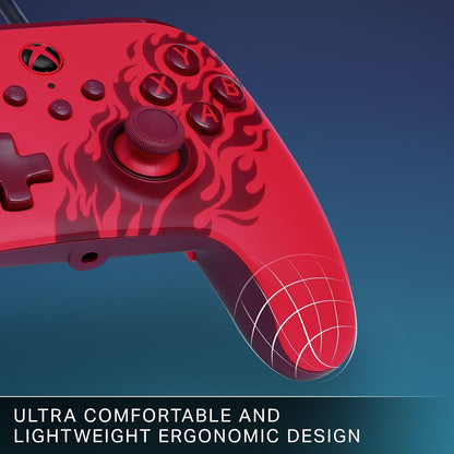 PowerA Advantage Wired Controller for Xbox Series X|S - Red Flame XBGP0521-01V