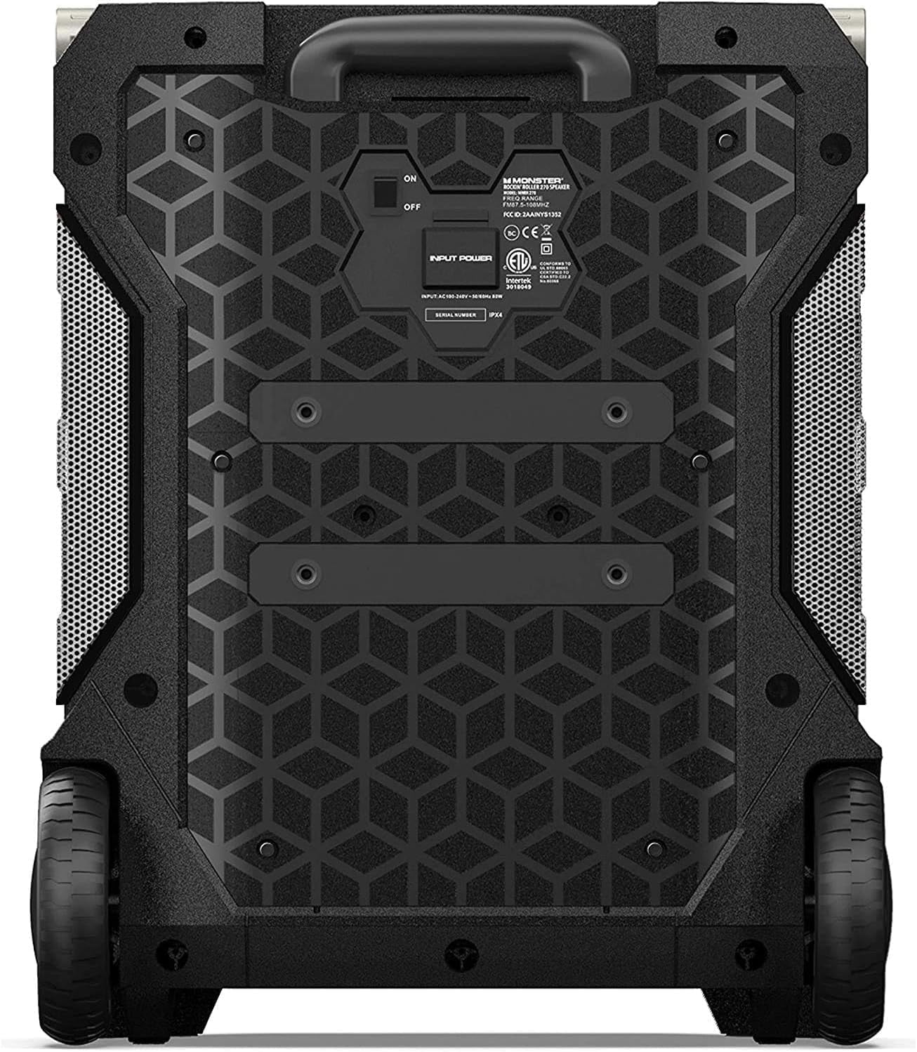 Monster Rockin’ Roller 270 Indoor/Outdoor Portable Bluetooth Speaker - Black MNRR270