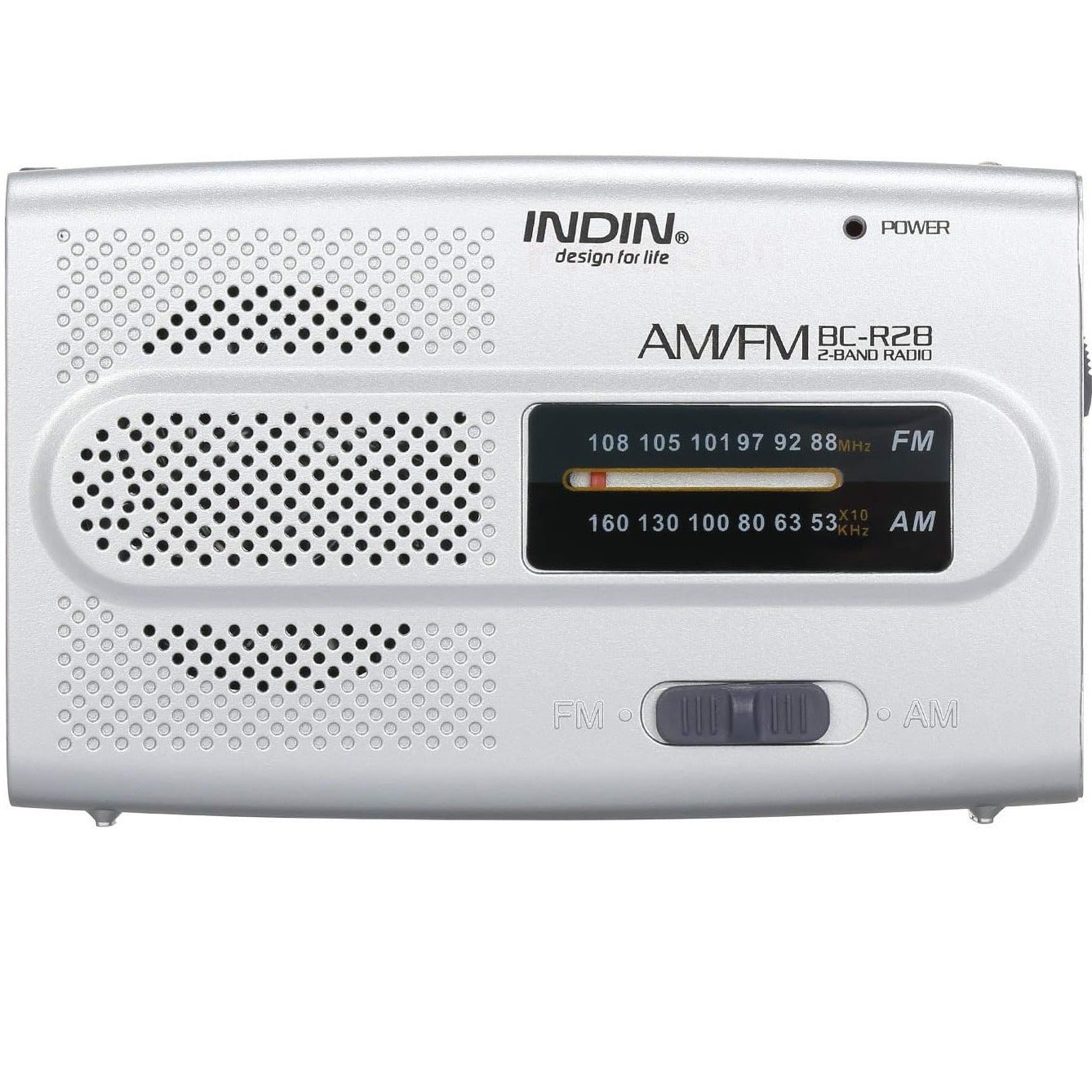 INDIN BC-R28 AM/FM Portable Pocket Radio – Mini Speaker