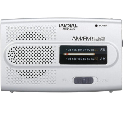 INDIN BC-R28 AM/FM Portable Pocket Radio – Mini Speaker