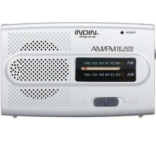 INDIN BC-R28 AM/FM Portable Pocket Radio – Mini Speaker