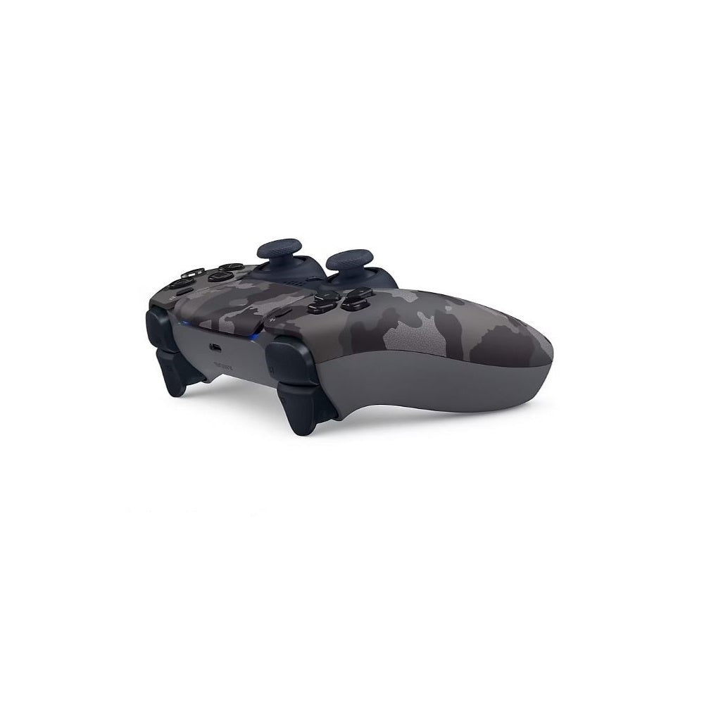 Sony Playstation 5 Slim Disc Console Bundle with Gray Camo Controller and Charging Station