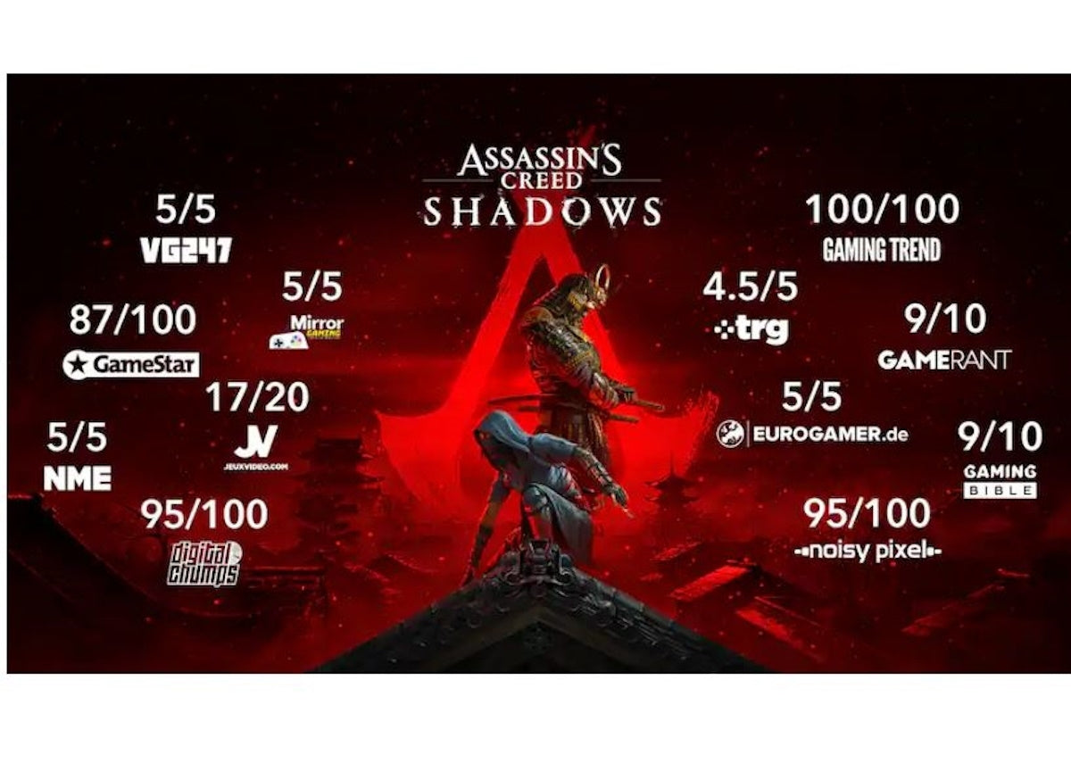 Assassin's Creed Shadows PS5 PlayStation 5 Standard Edition New Physical Disc