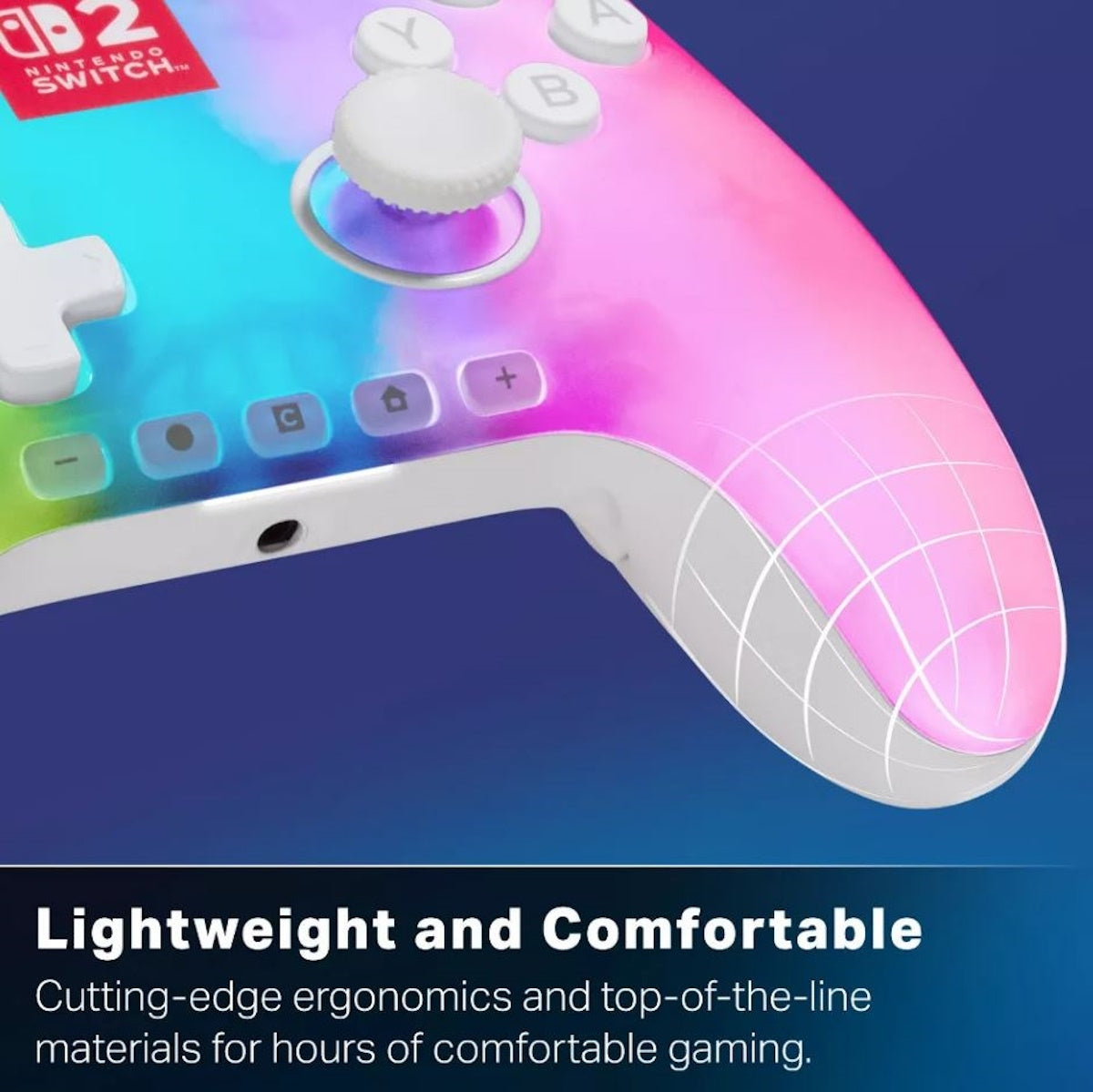 PowerA - Advantage Wired Controller for Nintendo Switch 2 with Lumectra - White