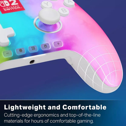 PowerA - Advantage Wired Controller for Nintendo Switch 2 with Lumectra - White