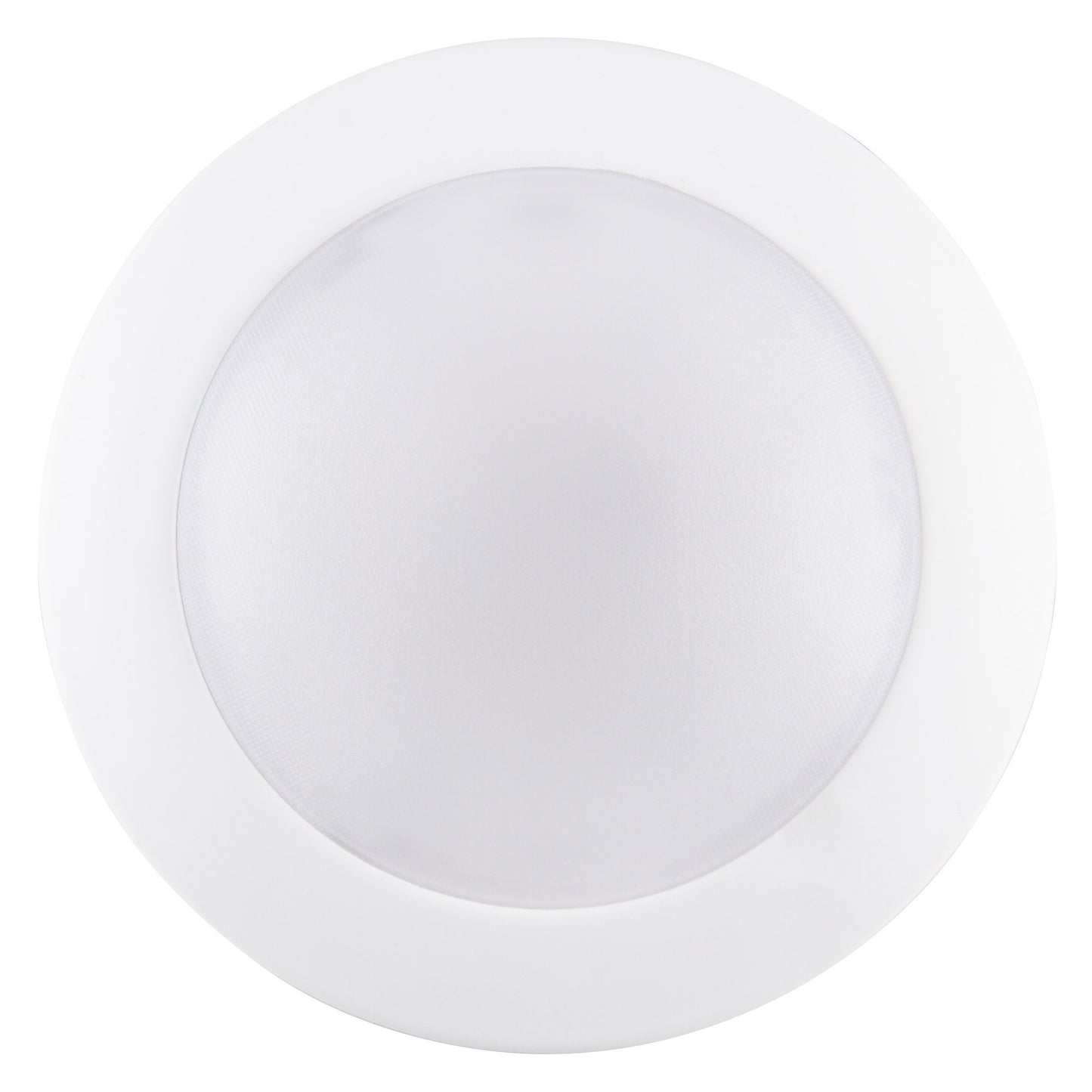 Luminance Sunset Lighting F8626-30 LED Disk Light, Aluminum Plastic White Finish