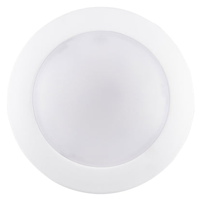 Luminance Sunset Lighting F8626-30 LED Disk Light, Aluminum Plastic White Finish