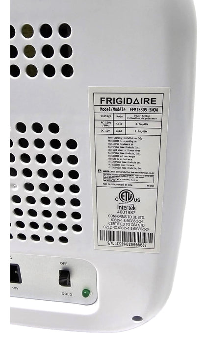 Frigidaire EFMIS305 6-Can 4-Liters Mini Fridge with Handle White