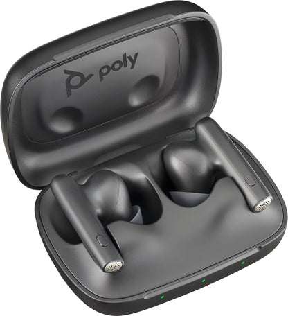 Poly Voyager Free 60 True Wireless Earbuds with Active Noise Canceling - Black 7Y8M2AA