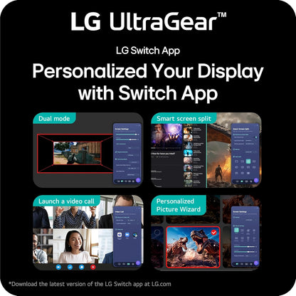 LG 24G411A-B 24-inch Ultragear Full HD (1920 x 1080) IPS Gaming Monitor, 144Hz (O/C), 1ms MBR, HDMI, DisplayPort