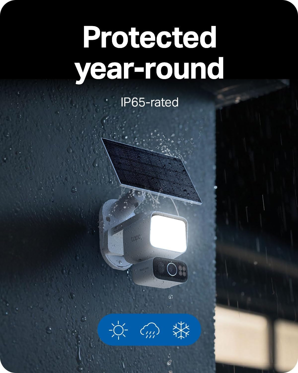 TP-Link Tapo C615F Kit 2K Solar-Powered Floodlight Pan & Tilt Security Camera Kit