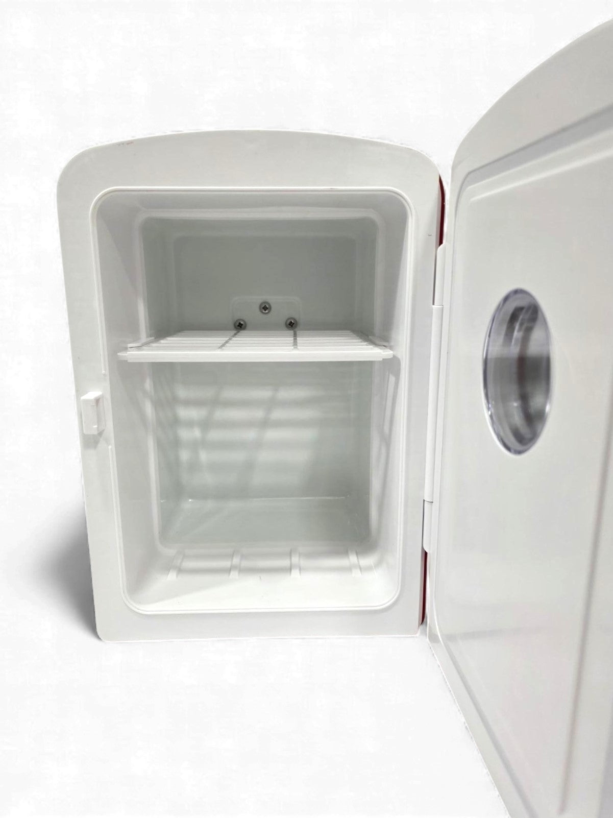 Frigidaire 6 Can or 4L Mini Retro Personal Fridge Cooler Red EFMIS229-RED, Includes 110V home power cord & 12V DC car adapter