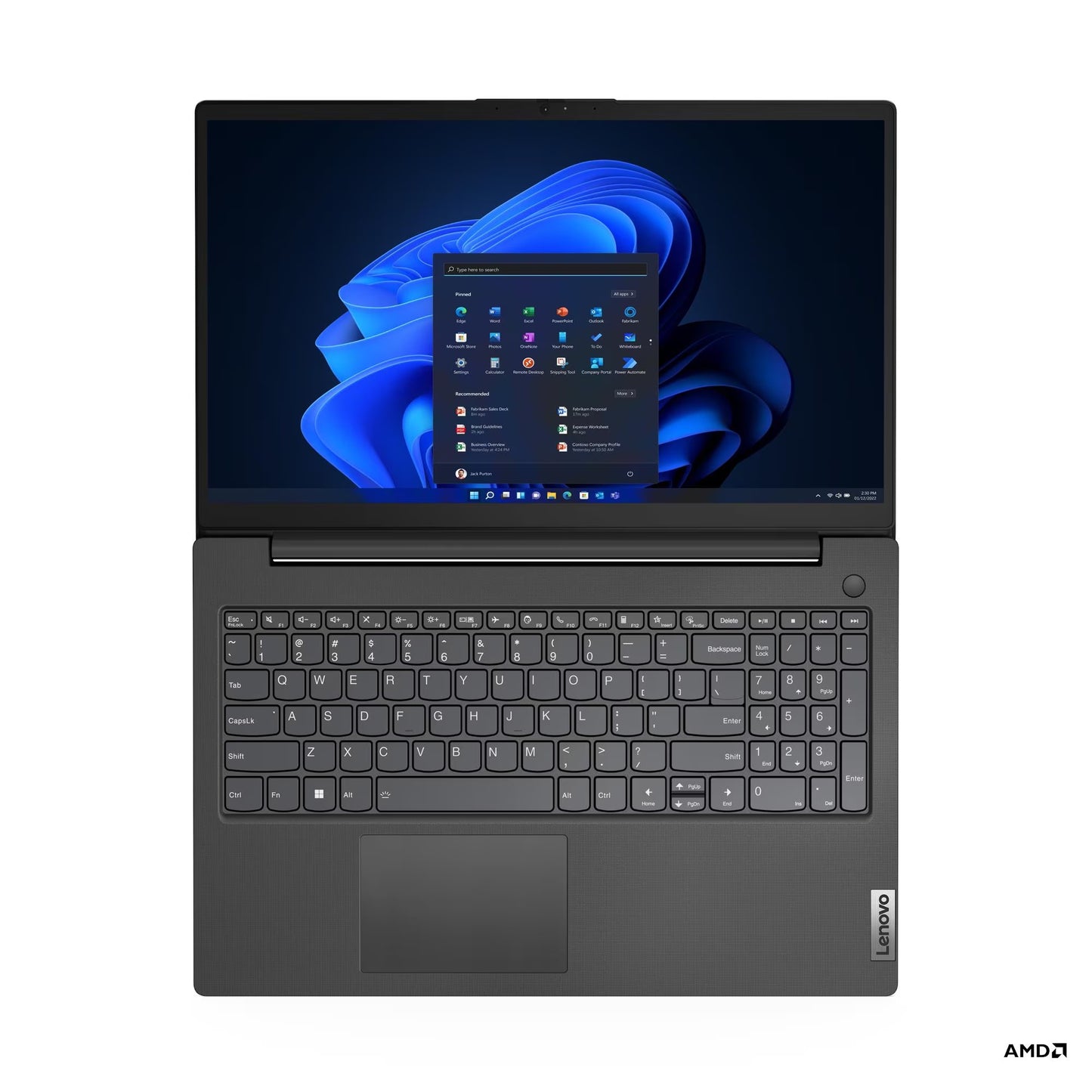 Lenovo V15 15.6" FHD Notebook, AMD Ryzen 7 Processor, 16GB Memory, 512GB SSD, Windows 11 Home 82YY003DUS