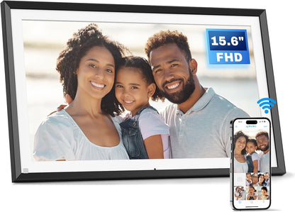 ARKTRONIC 15.6" Wi-Fi Digital Picture Frame 32GB HD IPS Touch Screen W16C-BA