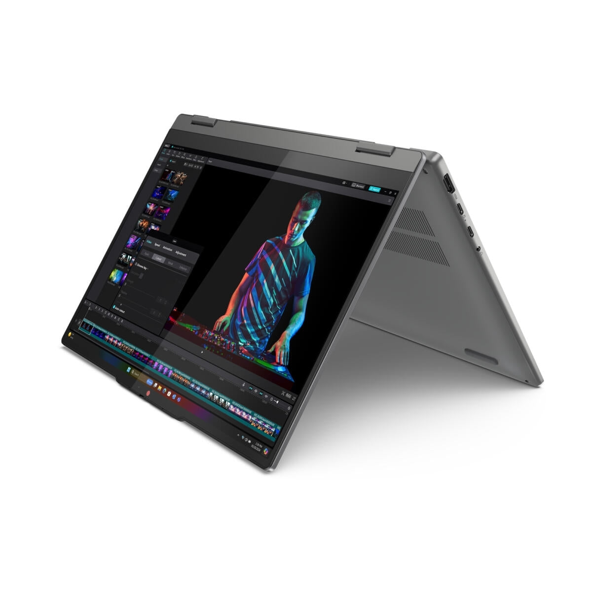 Lenovo Ideapad 5x 2-in-1 14" WUXGA OLED Touchscreen Copilot+ PC Qualcomm Snapdragon X Plus 16GB/ 1TB SSD Luna Grey 83GH0009US