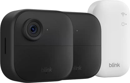 Blink - Outdoor 4 – Wireless Smart Security Camera, Two-year Battery Life, 1080p HD. Sync Module Core included – 2 Cameras - Black