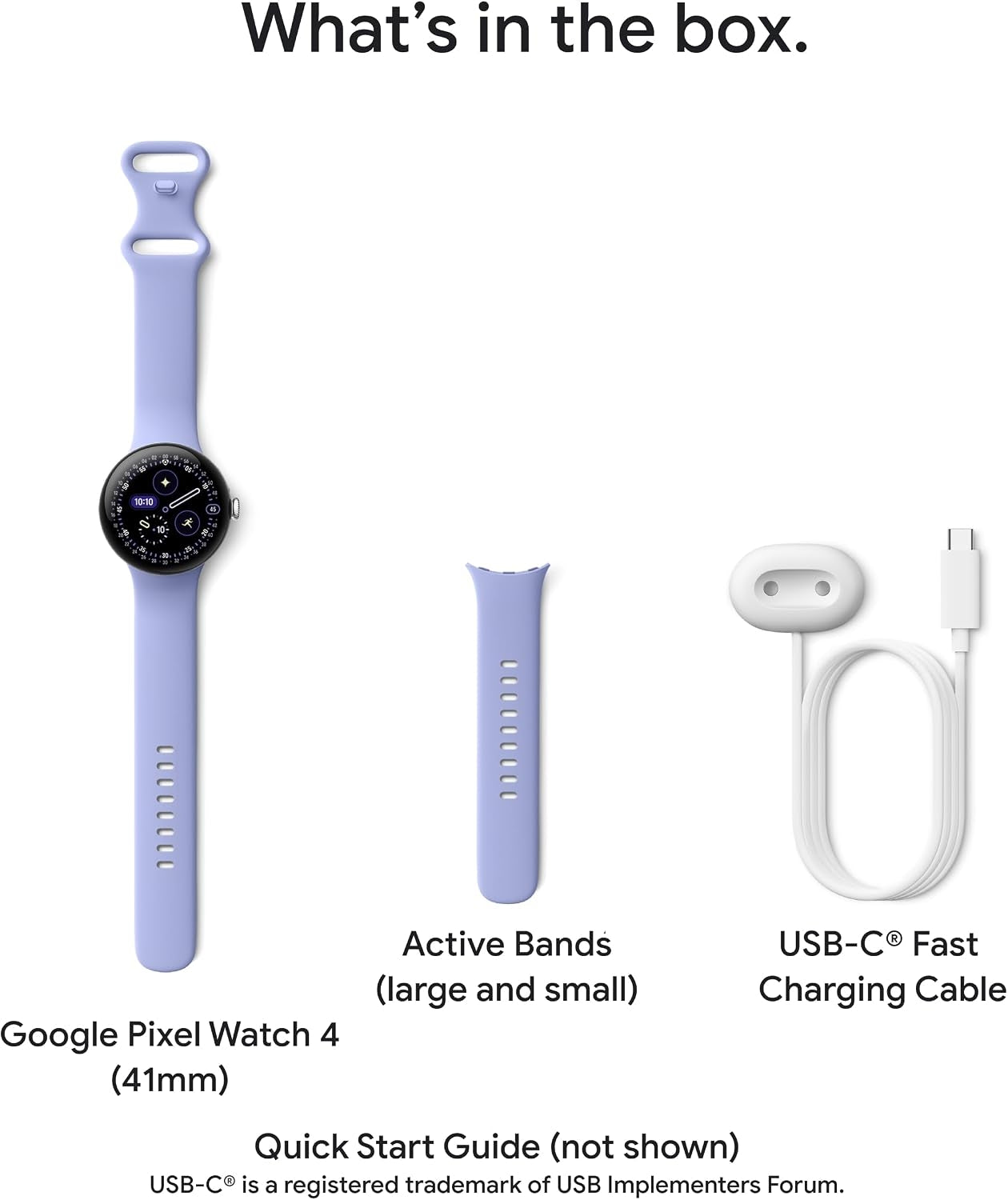 Google Pixel Watch 4 (45mm) Wi-Fi Satin Moonstone Case - Moonstone Band - (2025) GA10850-US