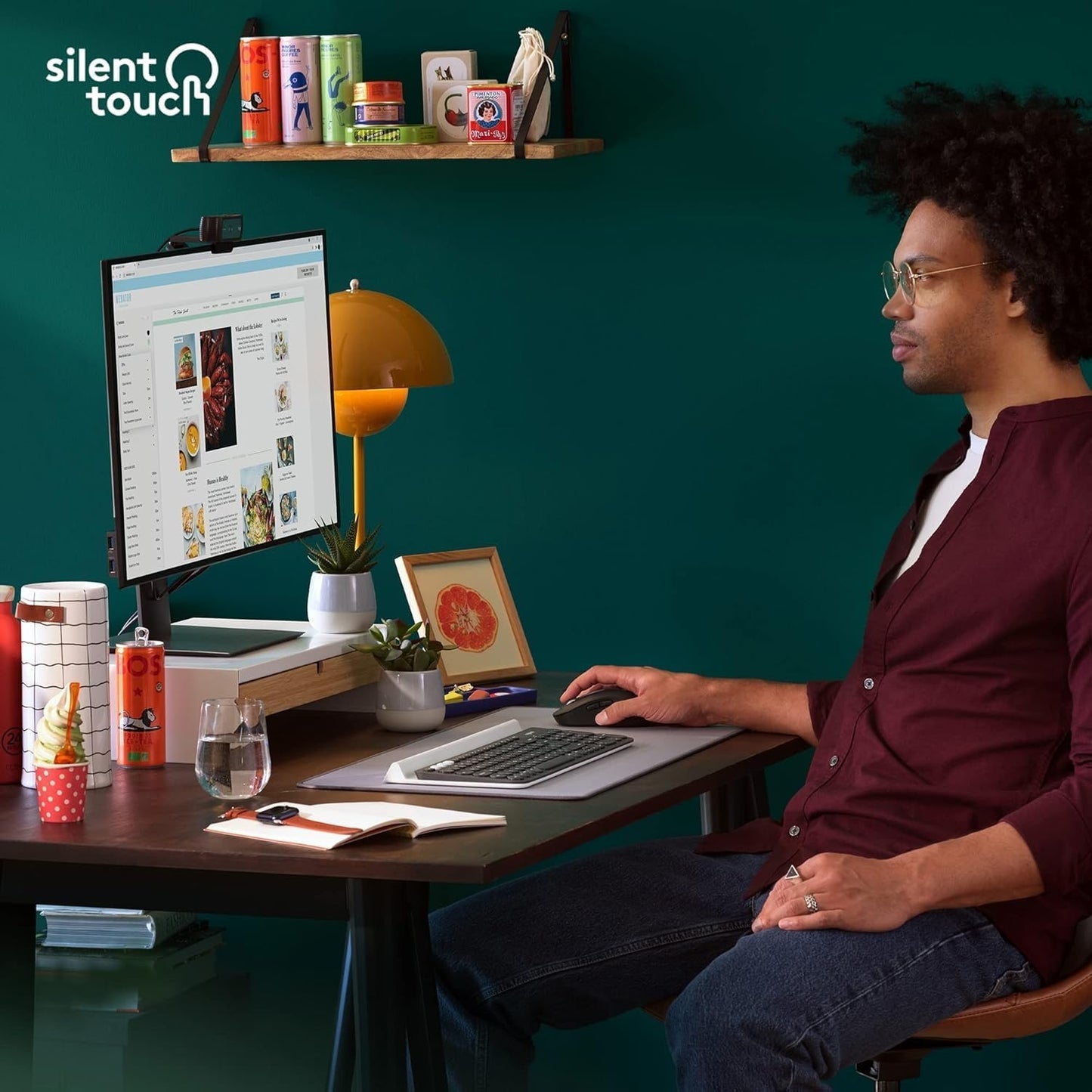 Logitech 910-007636 Wireless Mouse Signature M650 L Full Size Mouse Black