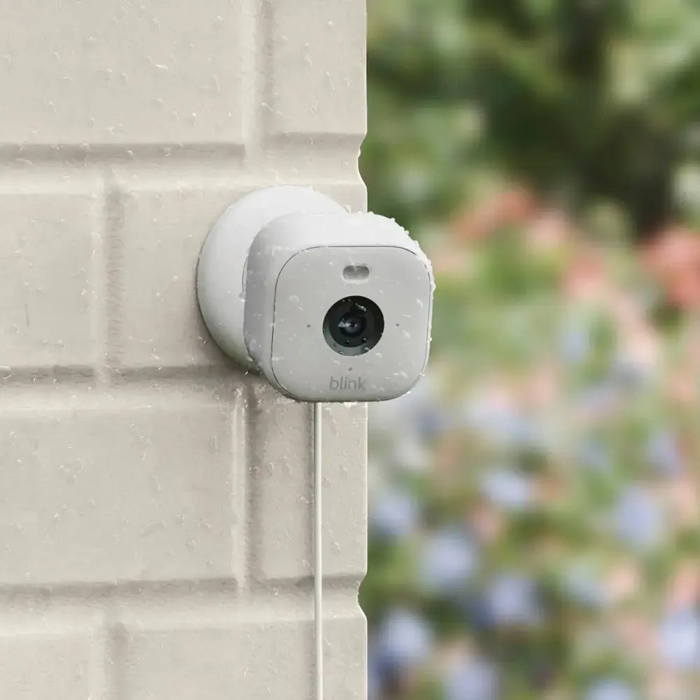 Blink 2pk Outdoor Camera with Mini 2 Camera, Weather Resistant 13' Power Adapter