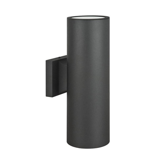 Luminance 2-Light Outdoor Wall Sconce Wet Rated, 5"W x 15" H Black F6902-31