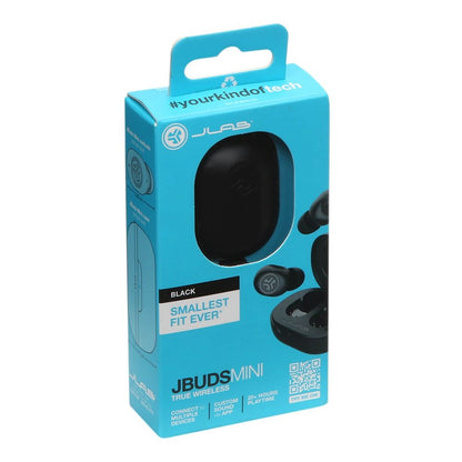 JLab JBuds Mini True Wireless Bluetooth Earbuds - Black EBJBMINIRBLK124