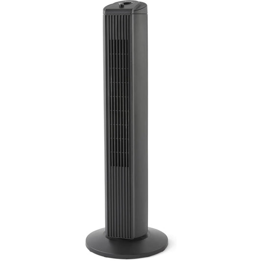 Mainstays 28" Tall 3-Speed Oscillating Tower Fan Black MSWMT24MB