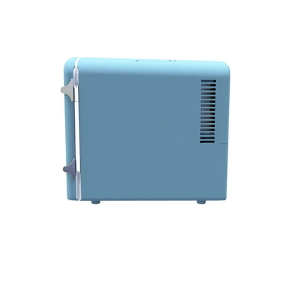 Frigidaire 9 Cans / 5L Compact & Portable Beverage Refrigerator EFMIS2175-BLUE, Includes 110V home power cord & 12V DC car adapter
