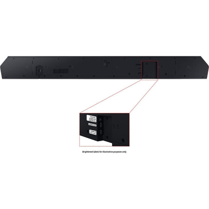 Samsung HW-Q910C/ZA 520W 9.1.2-Ch Dolby Atmos Soundbar System Rear Speaker Included, Q-Symphony, SpaceFit Sound Pro, Adaptive Sound, Game Mode Pro, Airplay 2 with Alexa Built-In