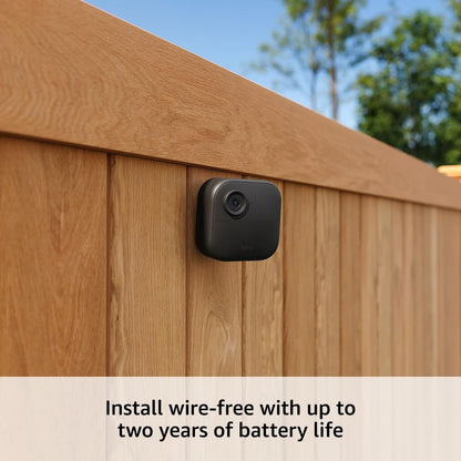 Blink Outdoor 4 2-Camera Wireless 1080p Security System with Up to Two-year Battery Life Black B0B1N6B8QT