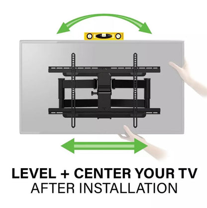 Sanus Decora Full-Motion TV Mount for 42"-90" TVs Up to 120 lbs. DLF225-B1 Black