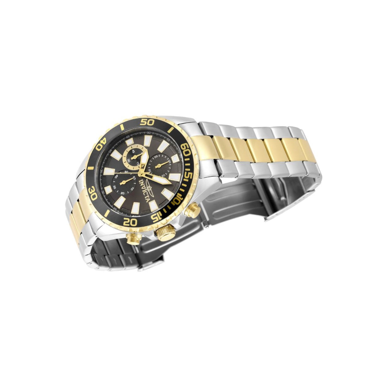 Invicta Pro Diver Men's Watch - 46mm, Gold, Steel 49117 – Hyper