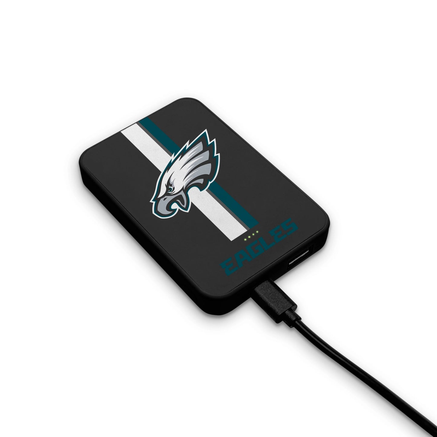 Soar NFL Wireless Charging Magnetic Power Bank 2-Pack 5000 mAh capacity (Eagles)