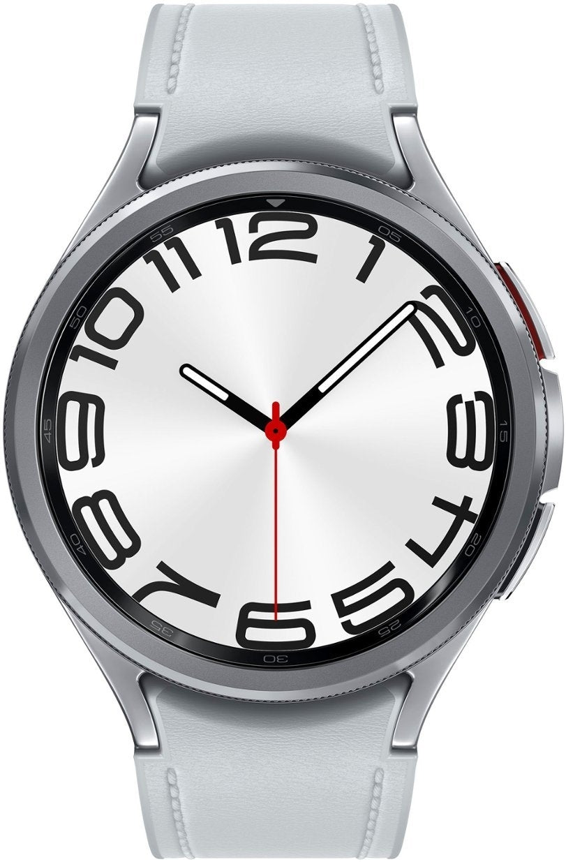 Samsung Galaxy Watch6 Classic Stainless Steel Smartwatch 47mm BT Silver SM-R960NZSAXAA