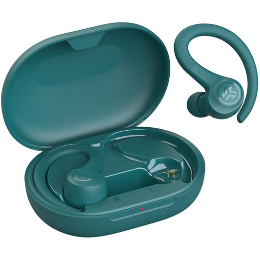 JLab GO Air Sport True Wireless Earbuds Teal, 32+ Hours Max Battery Life, Bluetooth 5.1 - EBGAIRSPRTRTEL124
