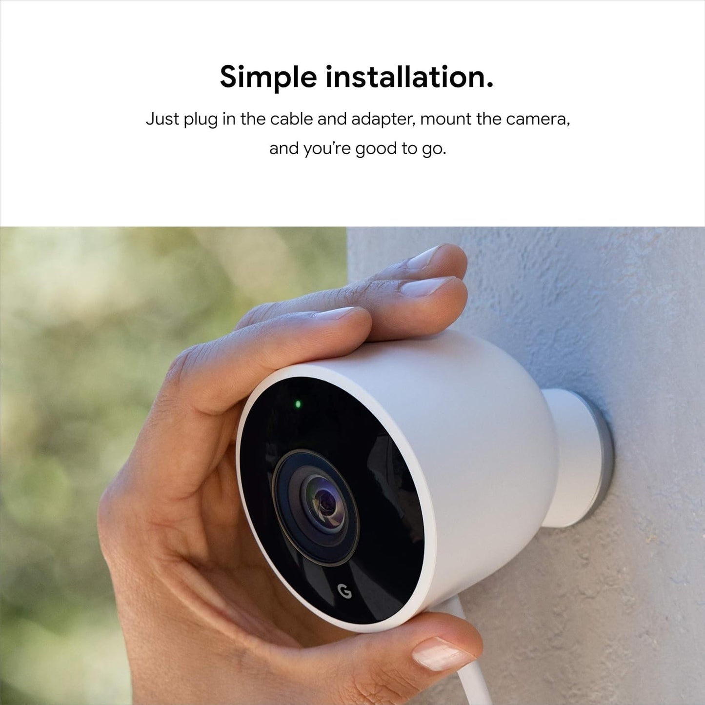 Google - Nest Cam Outdoor security camera NC2100ES